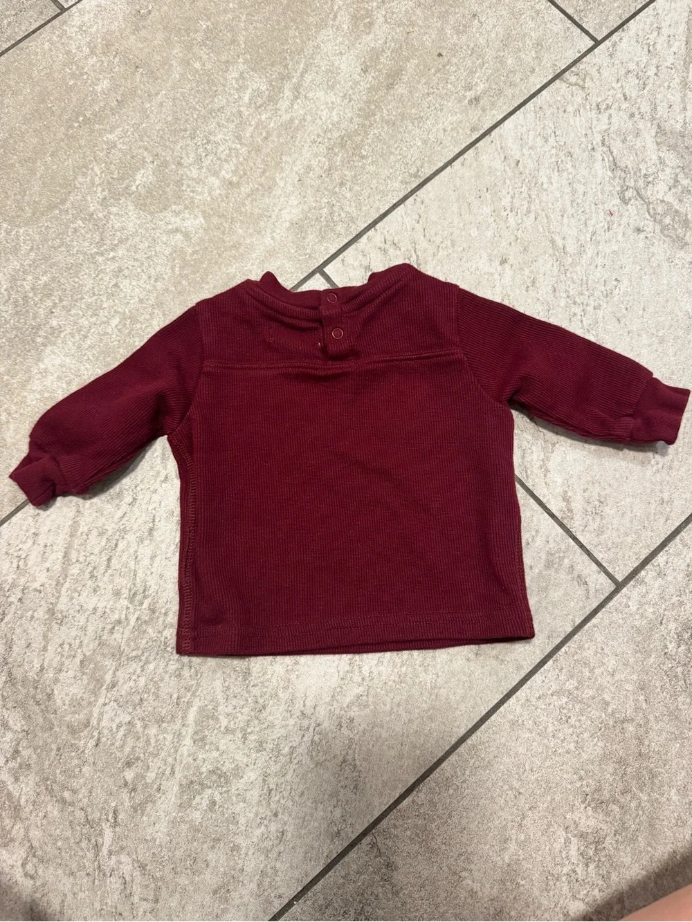 Ralph Lauren Baby Long-Sleeve Knit Top - Burgundy - 3M